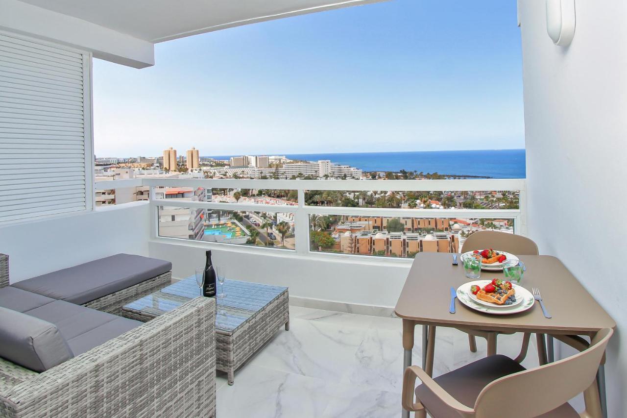 Stylish Modern Studio With Ocean View And Pools, 1001, Ponderosa Playa de las Américas Exterior foto
